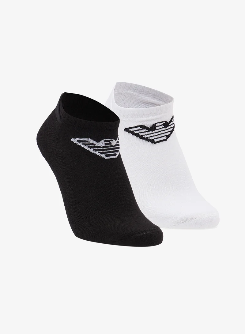 2 Pack Of Logo Ankle Socks